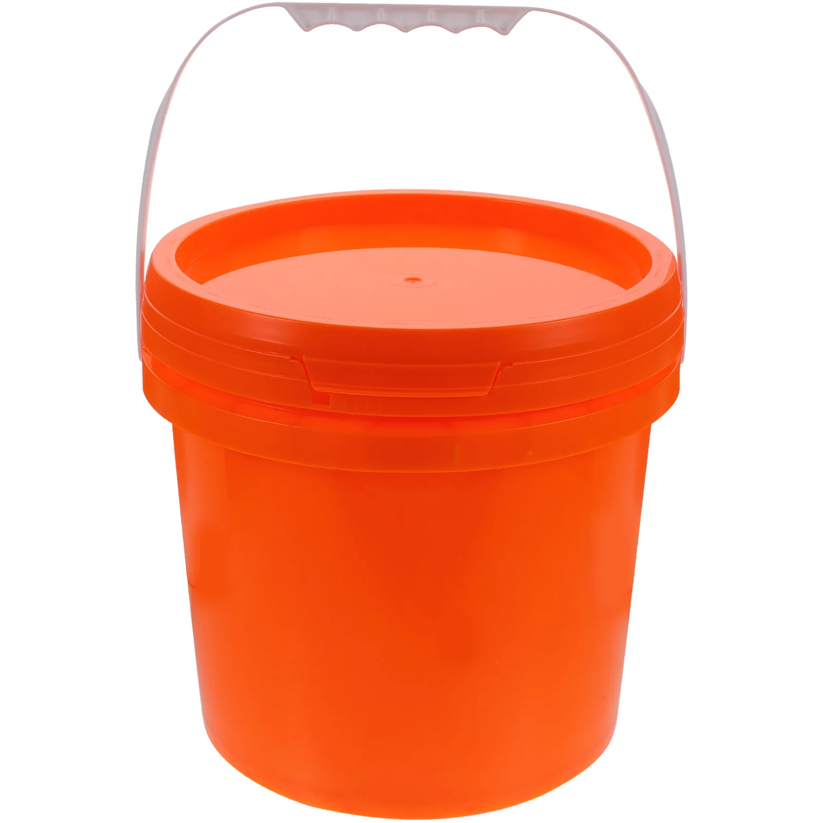 

Plastic Paint Storage Bucket Thick Food Grade Material Ergonomic Handle Airtight Lid Paint Holder Pigment Container Outdoor Use