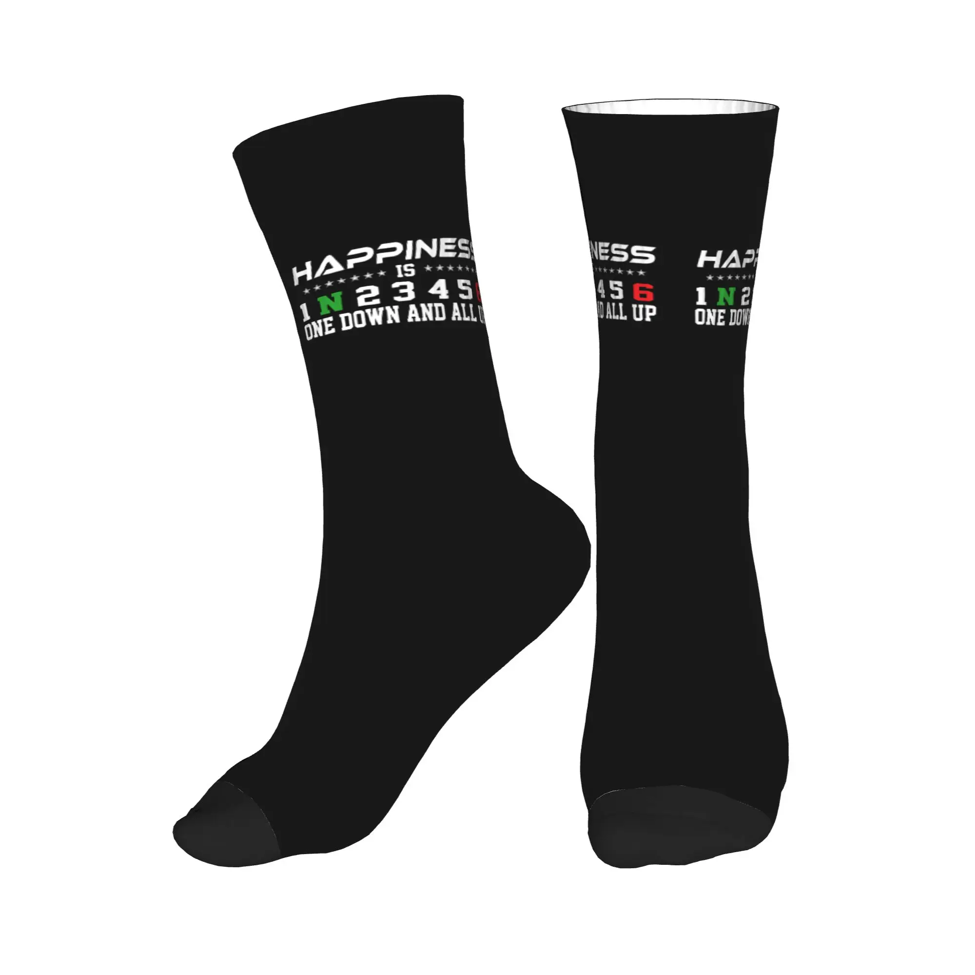 

Motocross Motor Sport Motorcycle Gear 1N23456 Dress Socks Men Women Warm Funny Novelty Crew Socks