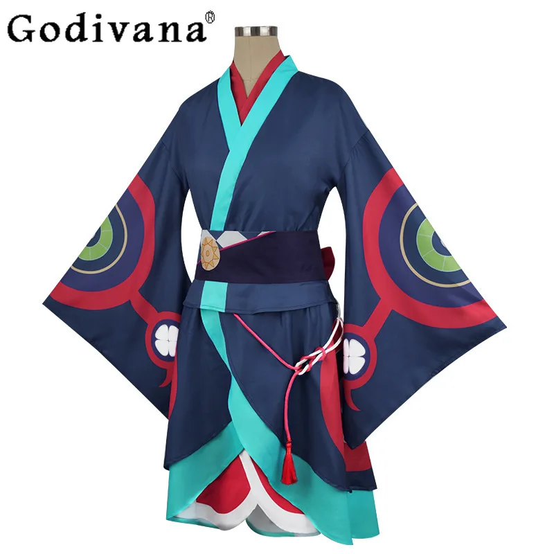 Anime Mononoke Cosplay Set Men Women Medicine Seller Costume Kimonos Suits Female Halloween Anime Game Outfits