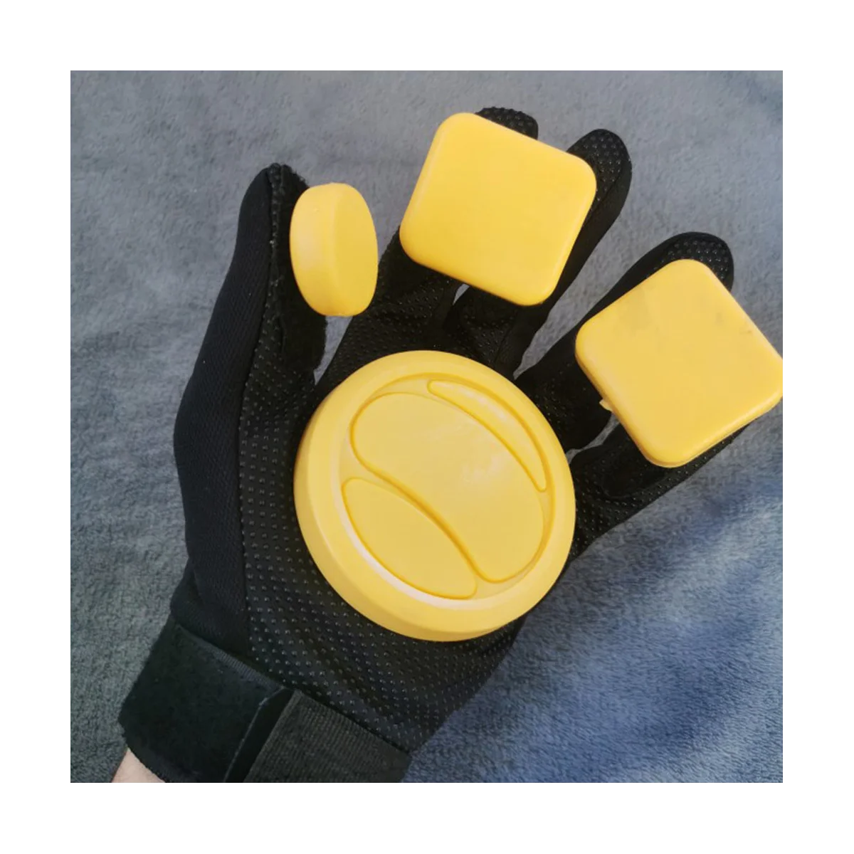 Downhill Skateboard Gloves Roller Long Board Slider Skateboard Turning Gloves Slide Brake Gloves with Slider