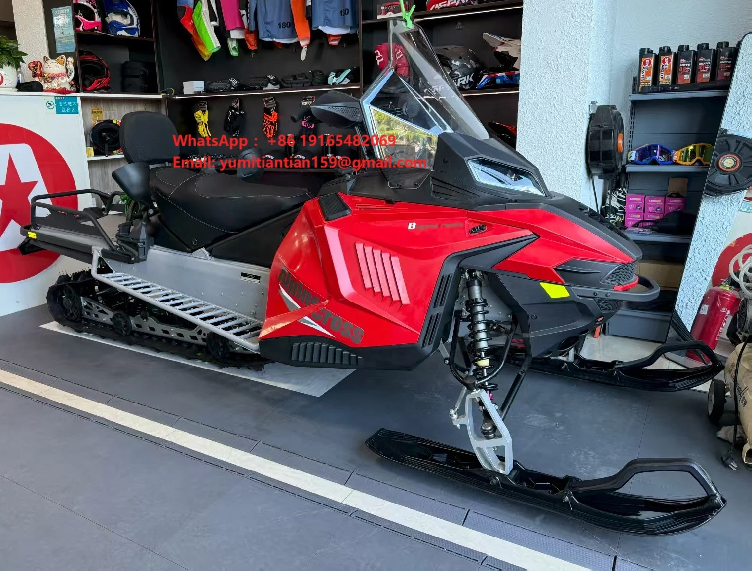 AODES 1000cc Snowmobile Original Factory New Electronic Control Heating Seat Handle Towing Hitch 4 Stroke Trail Snow Motorcycle