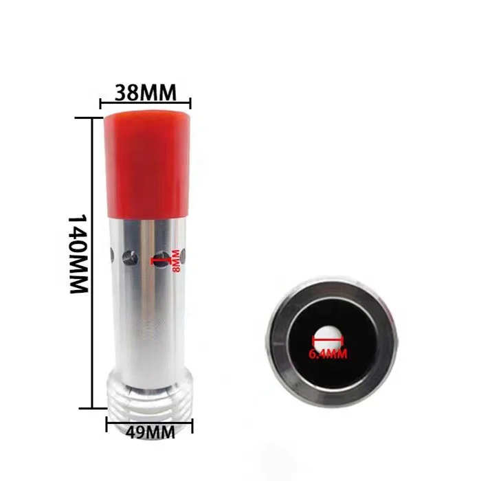 B4C Boron Carbide Wear-Resistant Double Inlet Nozzle 7.9mm Sandblasting Nozzle Rust Removal Nozzle Replacement