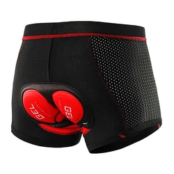 New Pro Breathable Cycling Shorts Cycling Underwear 5D Gel Pad Shockproof Bicycle Underpant MTB Road Bike Underwear Man Shorts