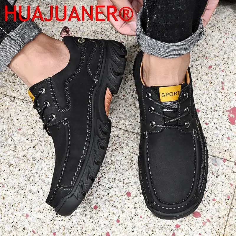 Herren Freizeit schuhe schnüren Echt leder Herren schuhe Mode Outdoor Herren Oxfords bequeme Herren schuhe Zapatos de Hombre