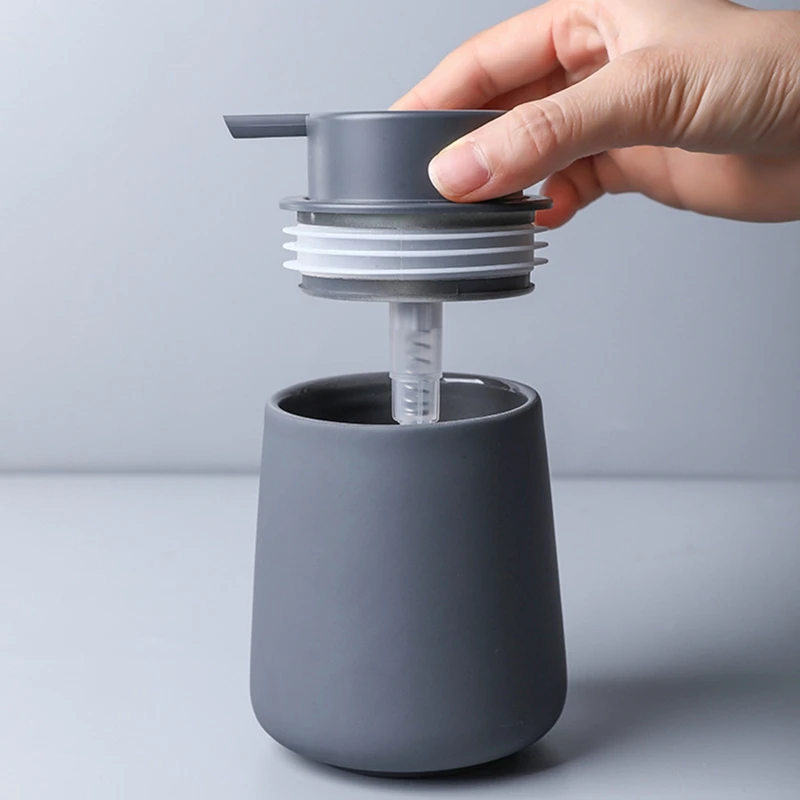 زجاجة يد من السيراميك للحمام ، جل الاستحمام ، ملحقات الحمام