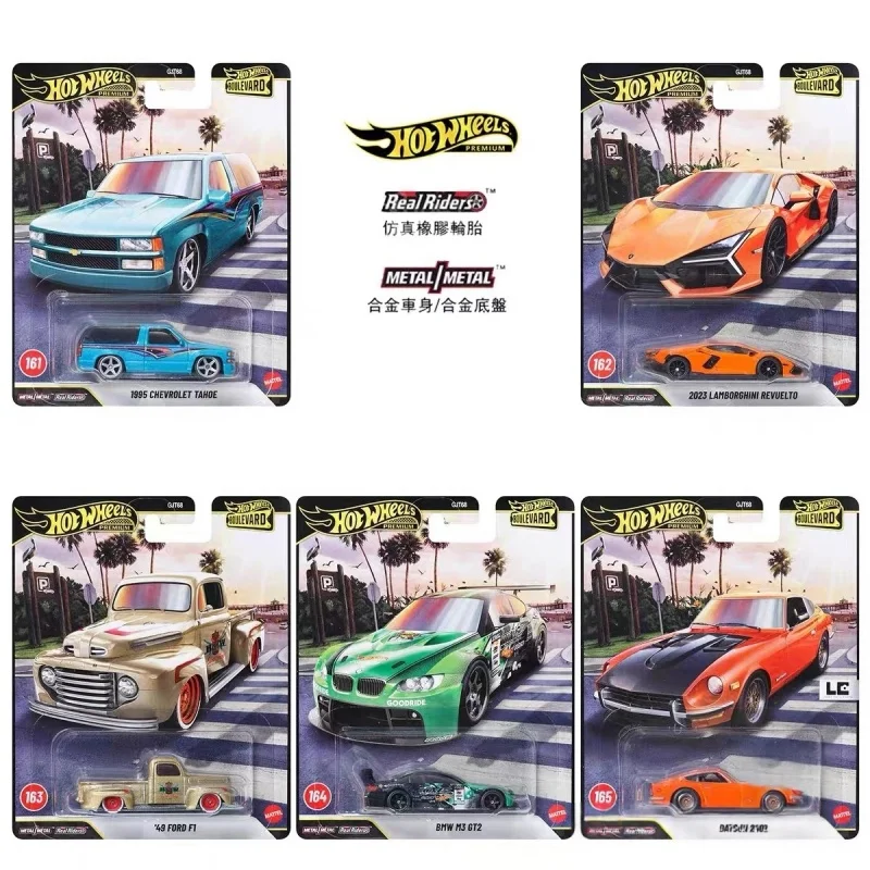 Hot Wheels Premium Boulevard New 1/64 Diecast Collectible Vehicle Toy Car Model, BMW M3, Lamborghini, Datsun, Ford, Chevrolet