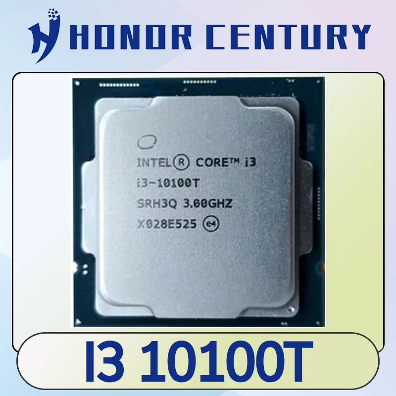 Core i3 10100T 3.0GHz Quad-Core Eight-Thread CPU Processor 6M 35W LGA 1200 without Cooler H510 Motherboard