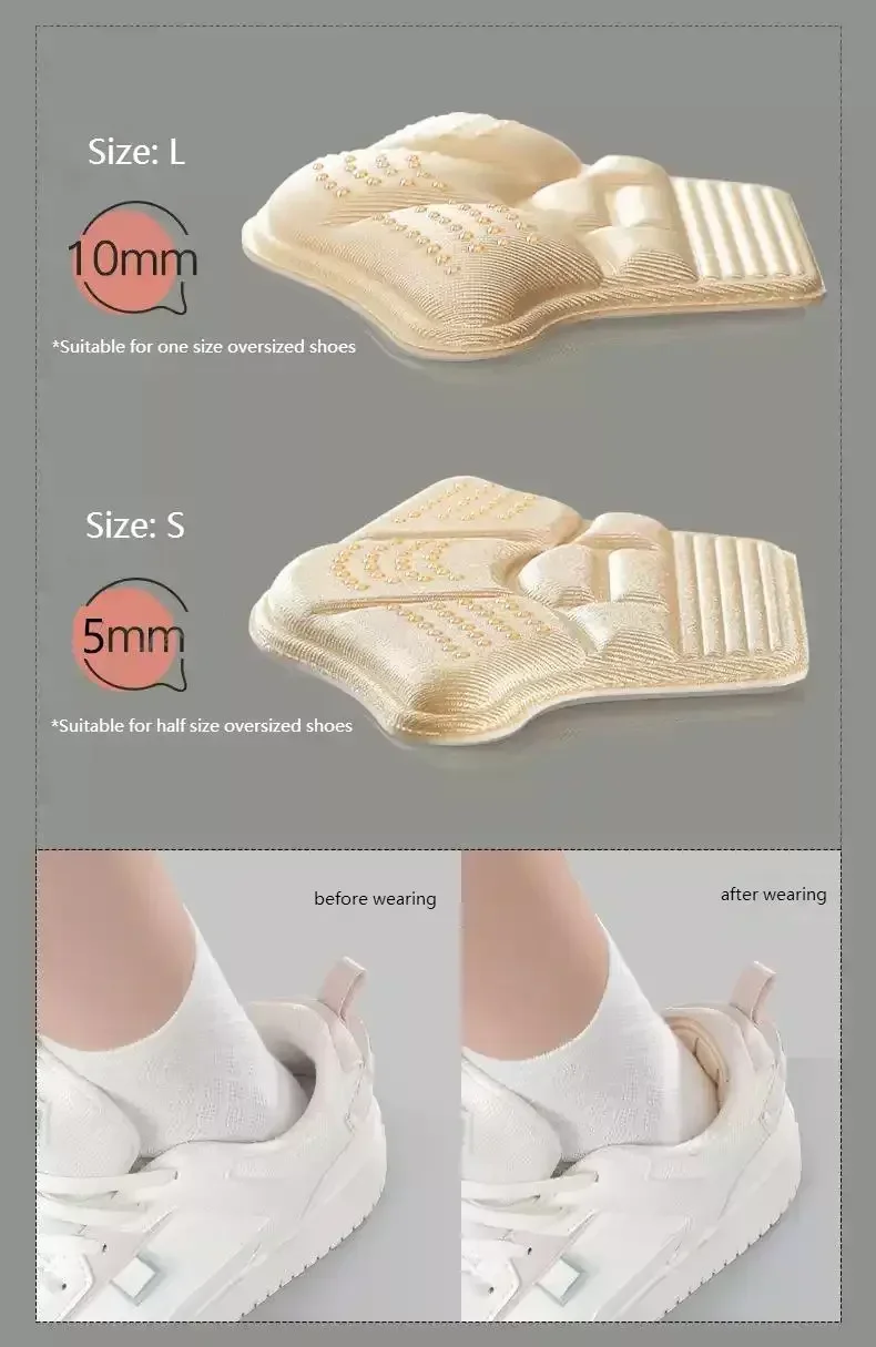 Fersenschutz, Aufkleber, Fußpolster für Turnschuhe, Silikon, rutschfest, Schuhpolster, Fußpflege, Schmerzlinderung, Schuheinlagen, Schuhe, Zubehör – Detail 6