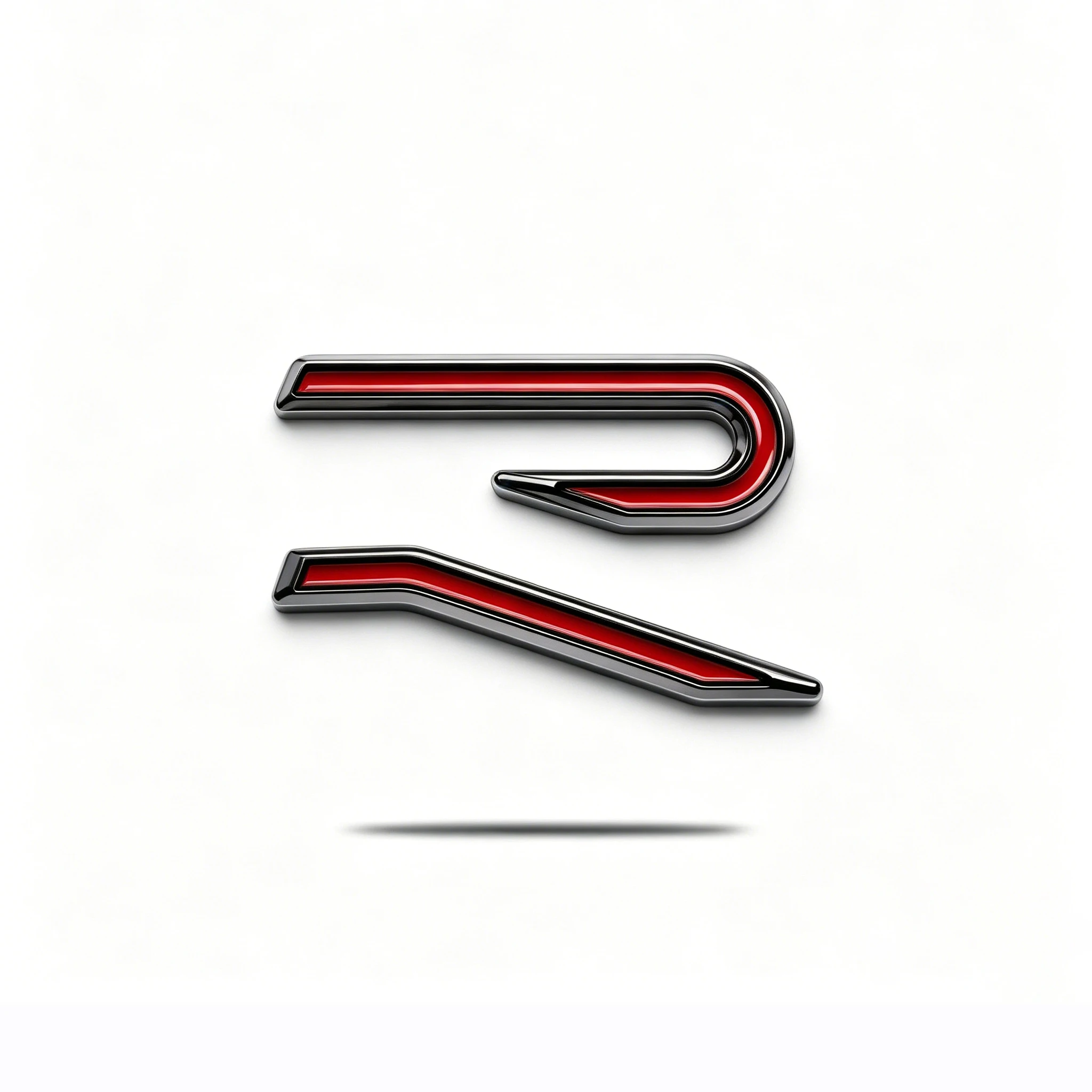 3D Metall R-Logo Aufkleber Auto Heckklappen-Emblem Aufkleber für VW Golf 5 6 7 MK7 MK6 Polo Jetta Scirocco Beetle Passat Tiguan