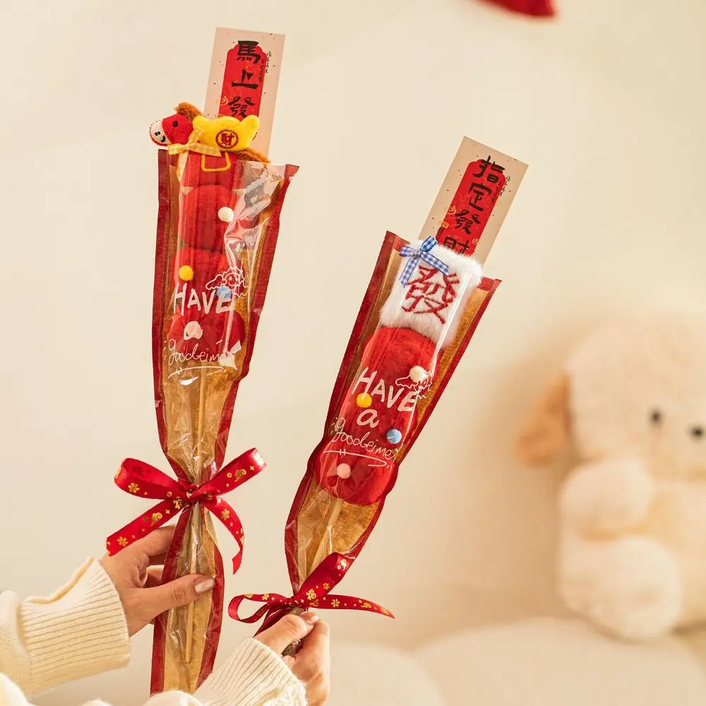 Creative Creative New Year Soft Cute Ice Candy Gourd Bouquets Funny Red Cartoon Spring Festival