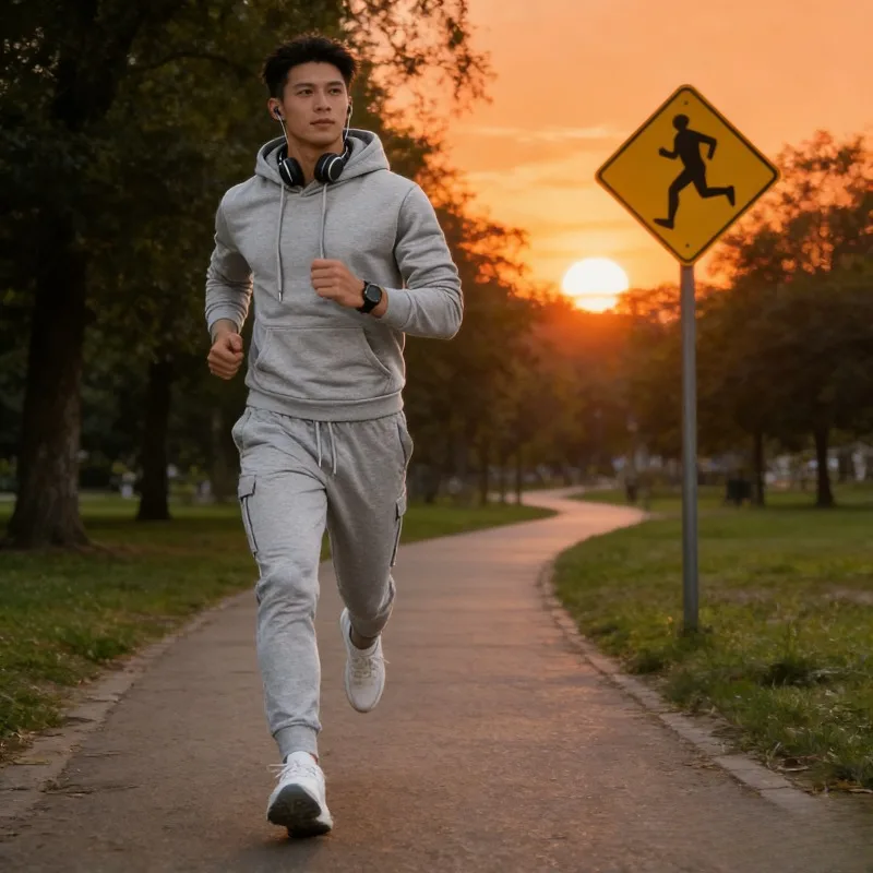 

Мужской спортивный однотонный комплект из двух предметов с капюшоном, пуловер с капюшоном и одинаковые спортивные штаны, повседневный спортивный костюм