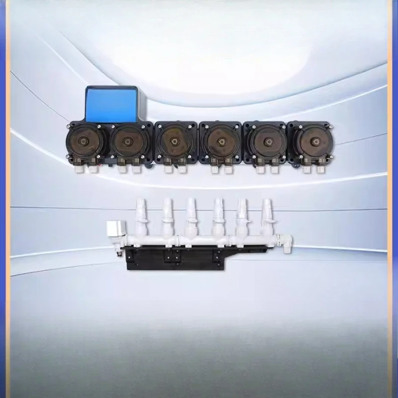High-performance modular peristaltic pump chemical automatic laundry room dispenser stand-alone model