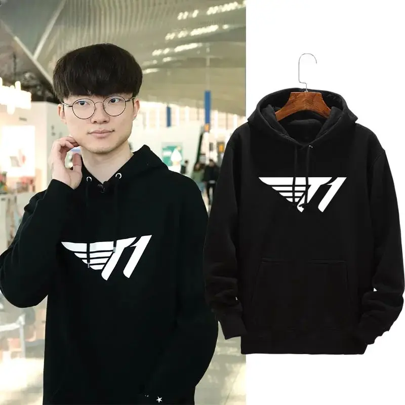 SKT T1 team uniform Hoodie faker new same style hooded sweatshirt jacket for men and women SKT1 clothes