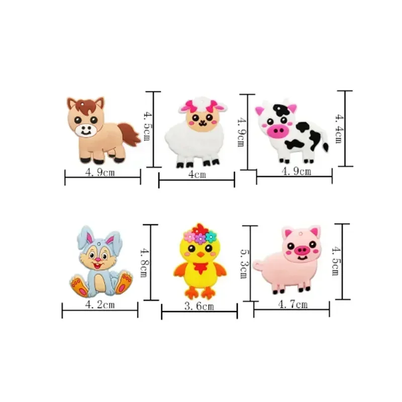 8pcs 26cm Reusable Farm Animal Straws Farm Cartoon Cow Theme Kids Birthday Party Decoration Plastic Spiral Drinking Straw