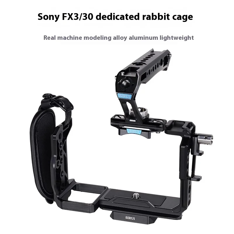 Sirui FX3/FX30 Full Camera Cage Kit Top Handle Unrestricted Access to Controls Ports Accessories for Sony FX3&FX30