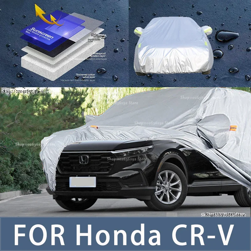 

For Honda CR-V Outdoor Protection Full Car Covers Snow Cover Sunshade Waterproof Dustproof Exterior Car accessories