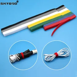 50/100pcs Releasable Cable Ties 150 200 250 300mm Plastics Fastening Reusable Cable tie Straps Nylon Wrap Zip Bundle Bandage Tie