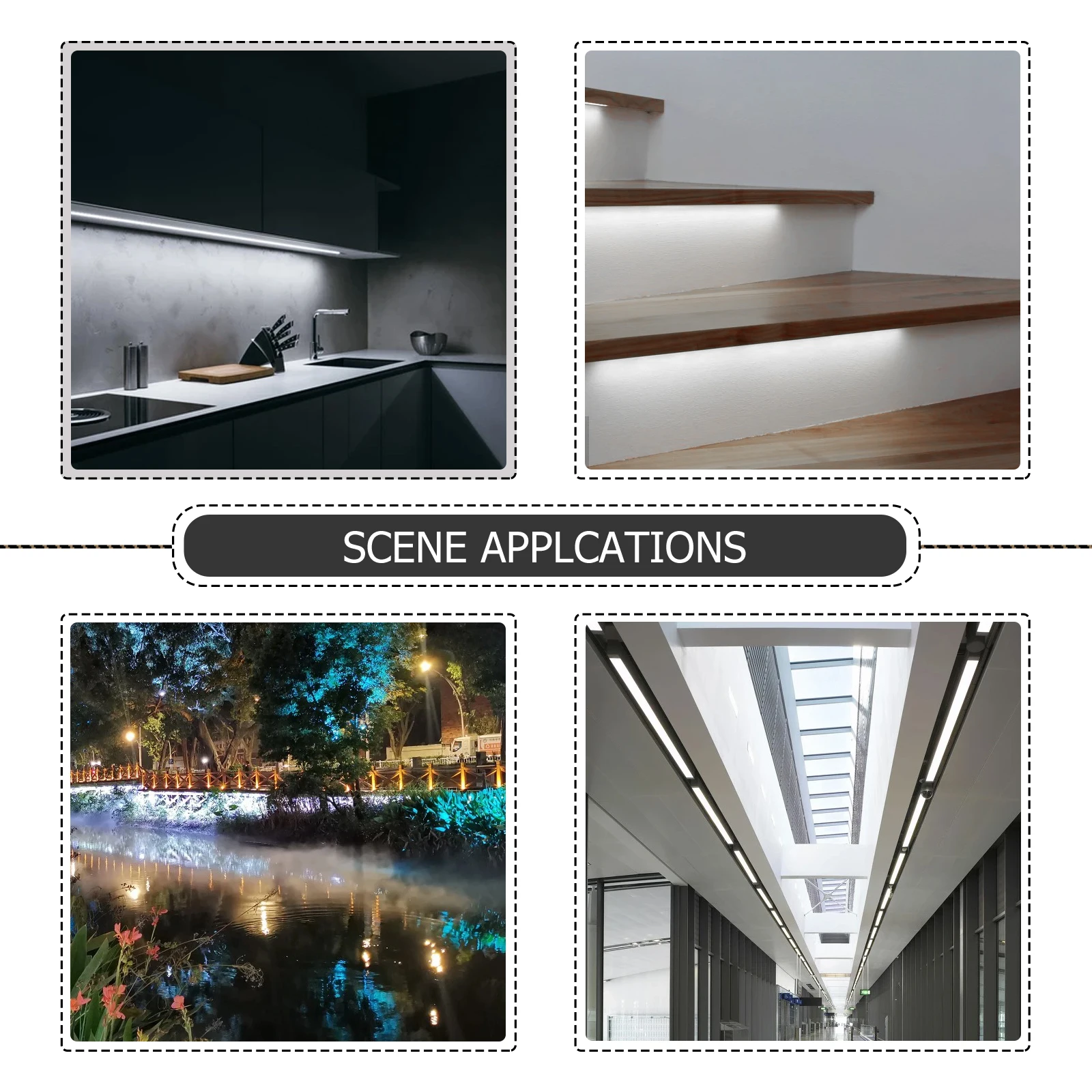

Induction Light Bar Powered Sensor Motion Night Strip LED Rope Ribbon Decoration Ribbons