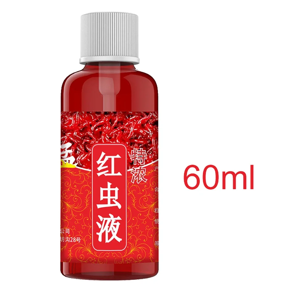 60ML Liquid Blood Worm Scent Fish Attractant Concentrat Fish Bait Additive Permeability Promote Appetite for Trout Cod Carp Bass image 6