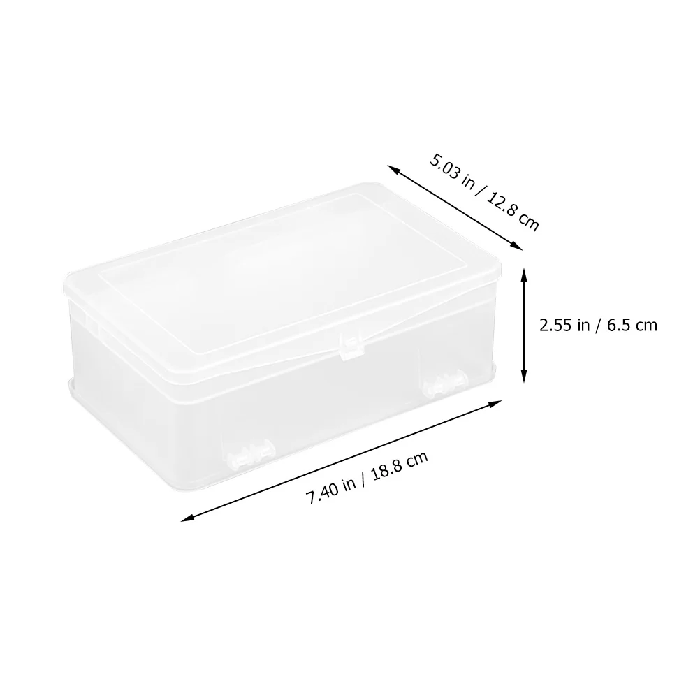 Caja de almacenamiento de herramientas para uñas de doble capa, soporte transparente, contenedor organizador, joyería para manicura, baratijas, almacenamiento de escritorio