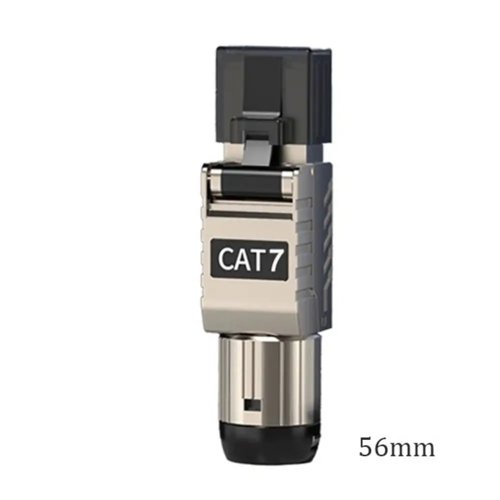 RJ45 Cat8 Cat7 Cat6A Connectors RJ45 Metal Tool Free Easy Termination Plug 2000MHz 40G LAN Cable 22AWG - 24AWG