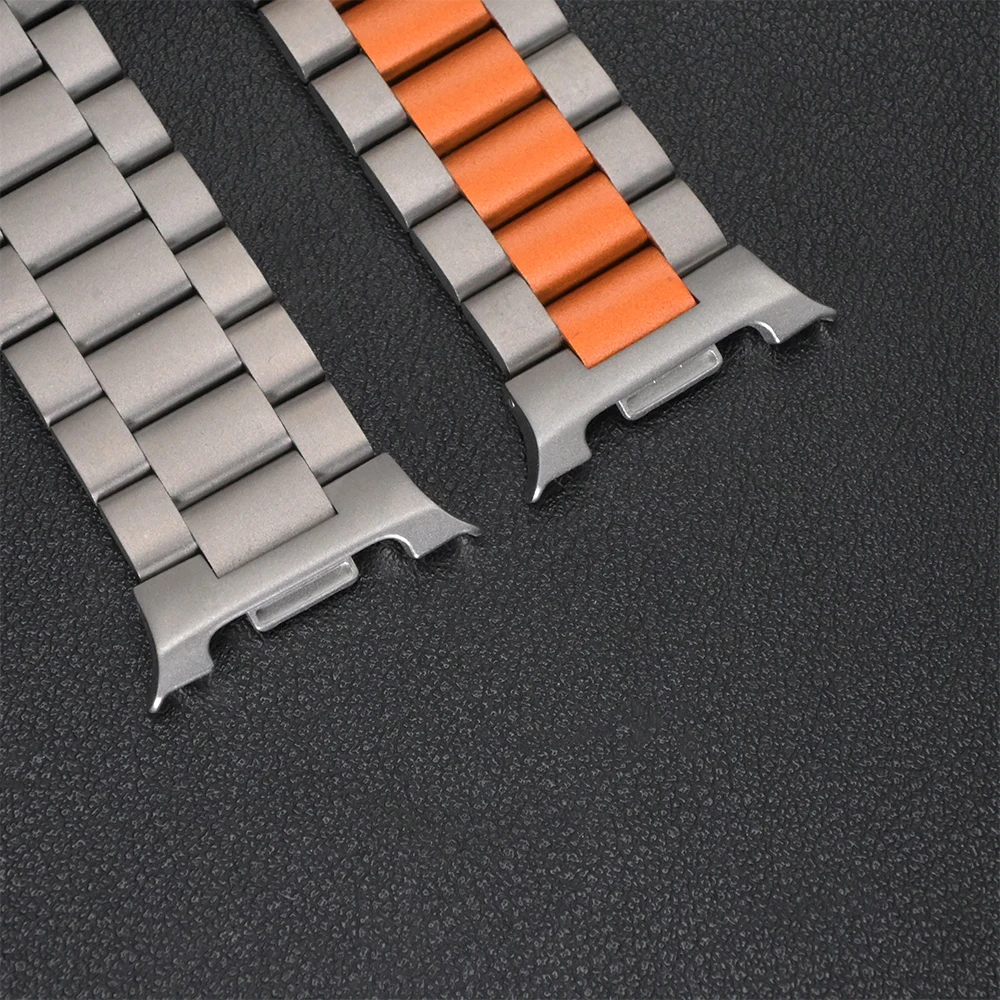 Luxuriöses Titanarmband für Samsung Galaxy Watch 8 Classic 46 mm, ersetztes Armband für Samsung Galaxy 8 44 mm 40 mm Herren-Business-Armband