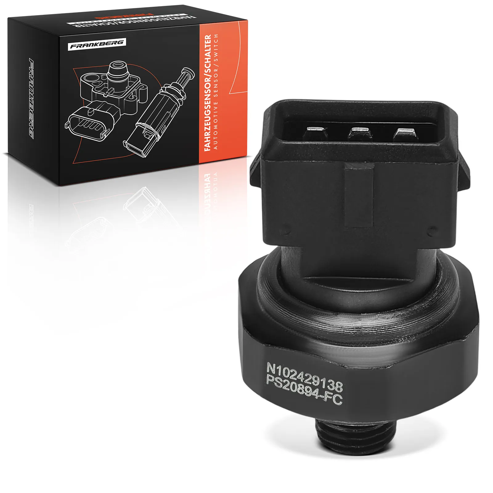Frankberg 1x Drukschakelaar Druksensor airconditioner voor Mercedes-Benz W202 W210 B901 B904 W639 ASE17000P 20894 68031513AA