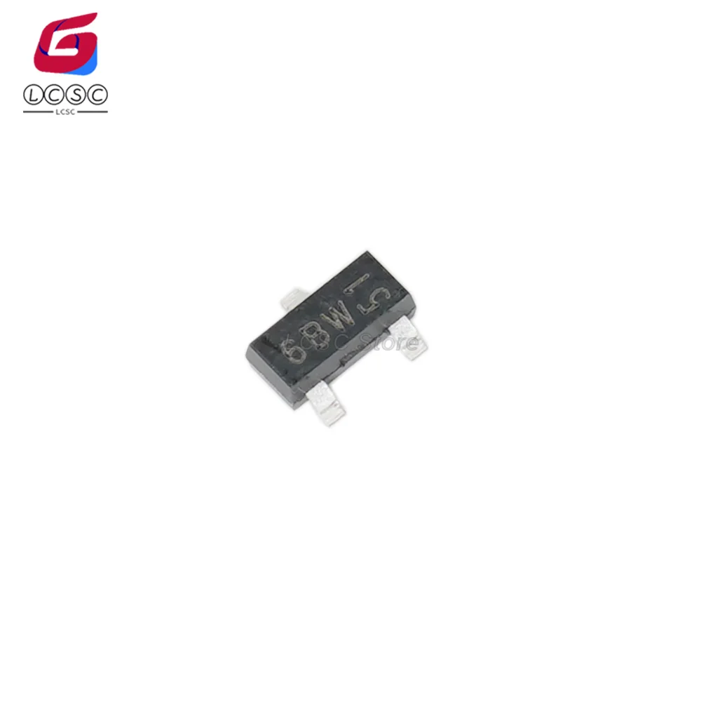 20-100Pcs/Lot Original BC817-25,215 SOT-23 45V 500mA NPN Transistors Bipolar BJT Triode BC817 Marking Code 6BW