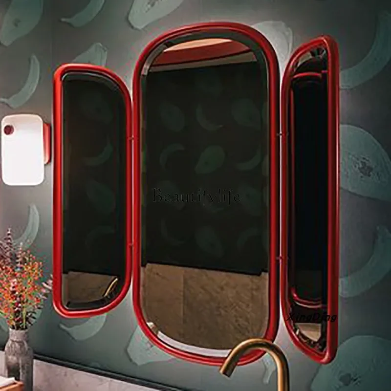 

LJYFrench-style High-end Bathroom Mirror Wall-mounted Home Bathroom 70% off Makeup Wall-mounted Decorative Mirror
