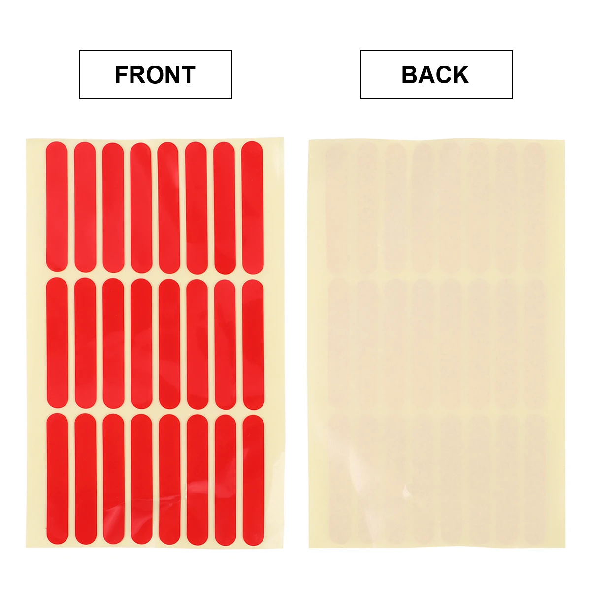 

3 Pcs Double Sided Tape for Nail Art Crystal Adhesive Strong Sticky Waterproof Clear Tabs Mounting Strips False Stickers