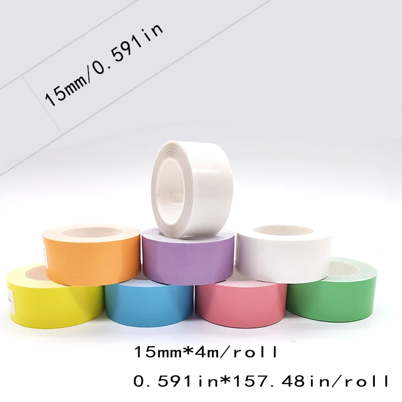 Aive-P-Touch Candy Label Tape, Modelo Compatível com Brotherme, Etiqueta CF33-08, Compatível com PT-PR10BT, 15mmx4mp12hprt Q2