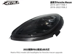 For Macan headlights Plug and play  Matrix style LED headlight For Porsche Macan 2014-2022