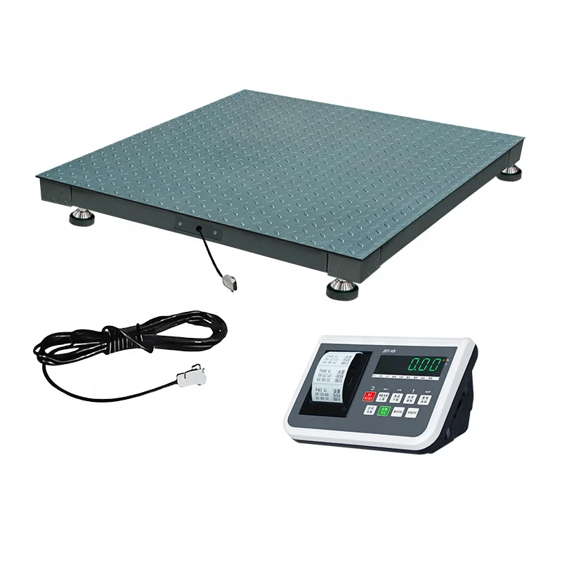 Portable removable electronic 300kg digital industrial weighing platform floor scale with LCD display