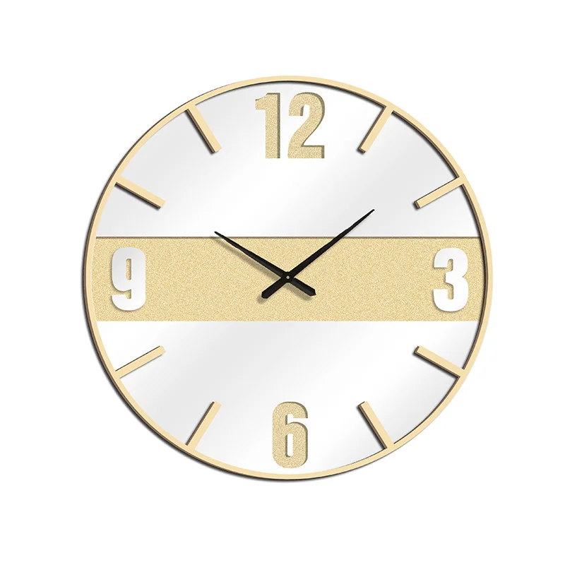 &c 60cm Large Modern Creative Iron Art Simple Design Bedroom Wall Hanging Clock Decoration Watch Wholesale Dropshipping DDP