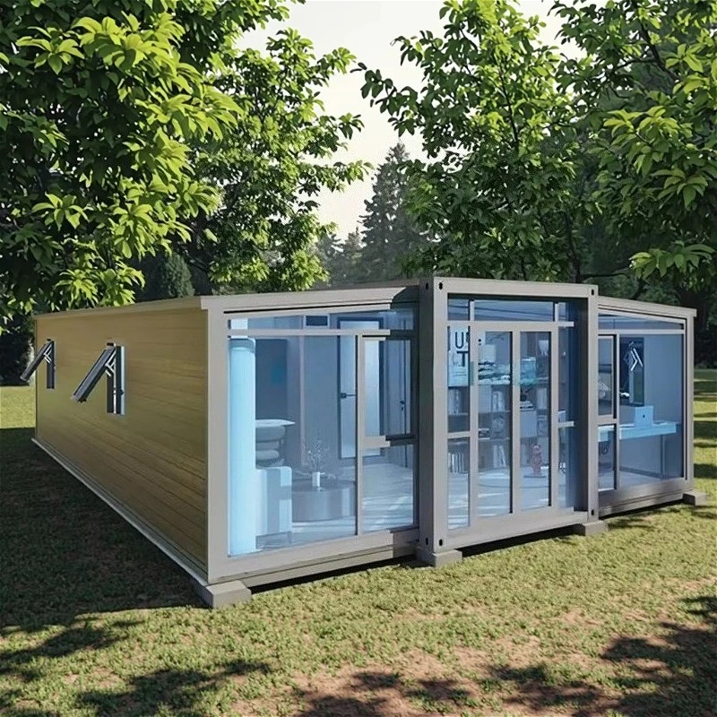 High Quality Steel Frame Sandwich Panel Container House and Durable Mobile Home 20ft 40ft 2 3 Bedrooms Soundproof