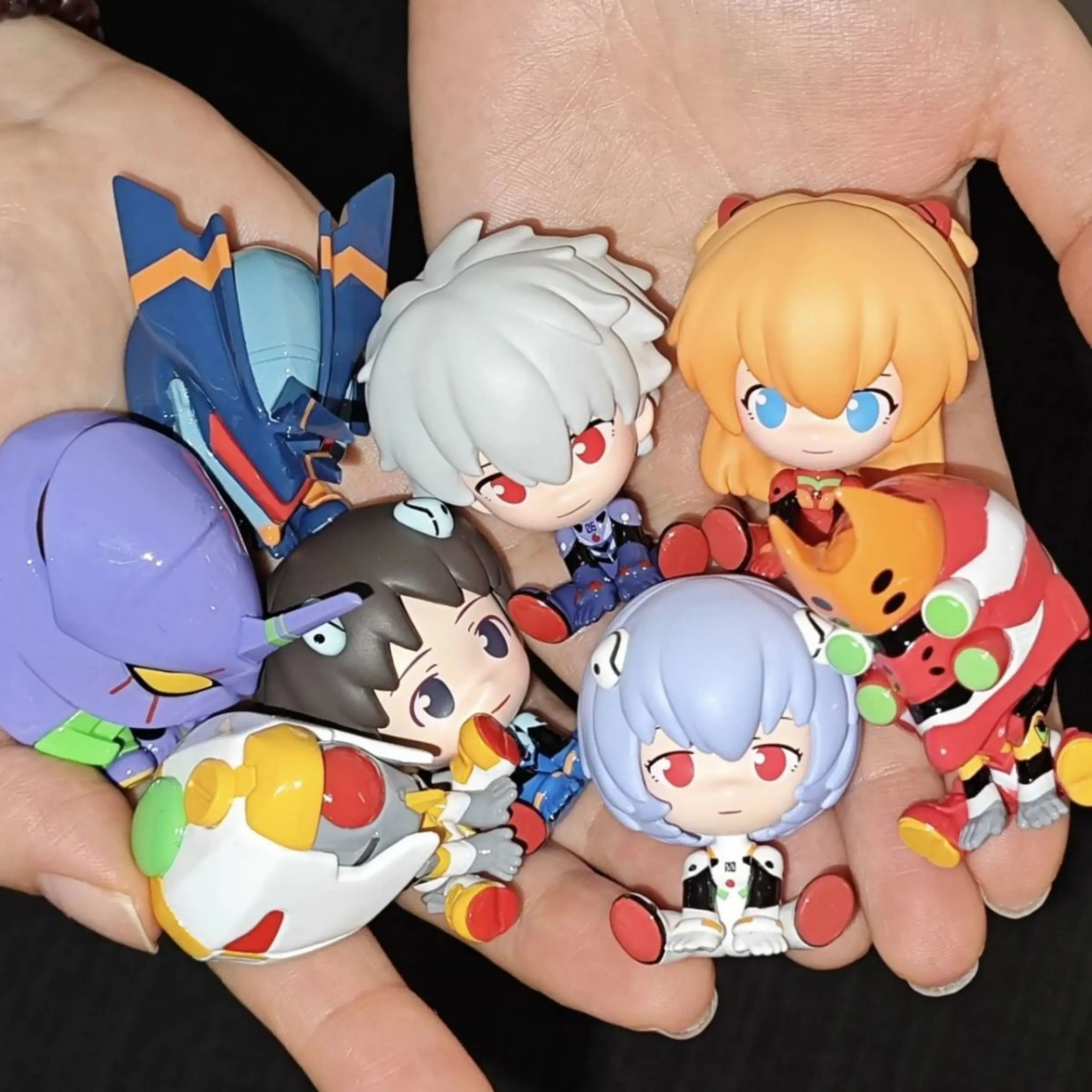 الأصلي إيفا النيون جينيسيس إيفانجيليون لطيف صغير الجلوس القرن الجديد إيفانجيليون أنيمي نموذج لجسم حلية زخرفة زخارف مكتب اللعب الهدايا #6