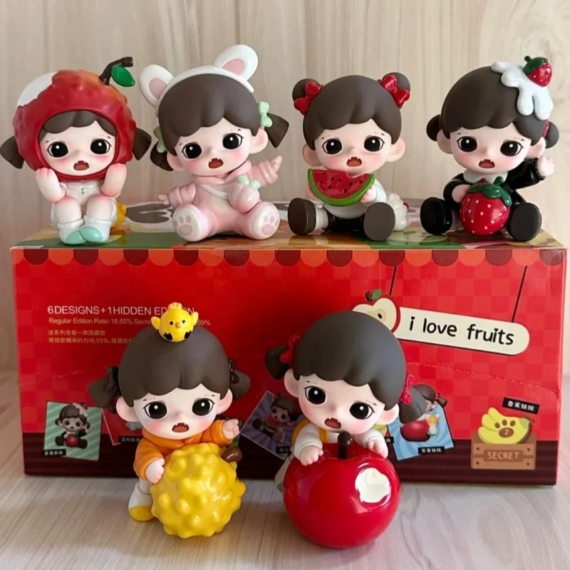 

New Official Original Zoraa I Love To Eat Fruit Mini Series, Blind Box For Girls Gifts Trendy Toys Cute Figurines And Ornaments
