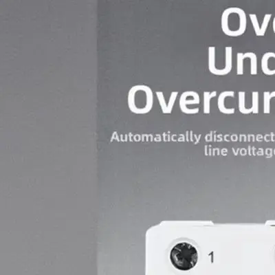 Current Limiting Device 100A Voltage Protector Adjustable Voltage Setting Self-resetting Mechanism For Home Appliance Protection