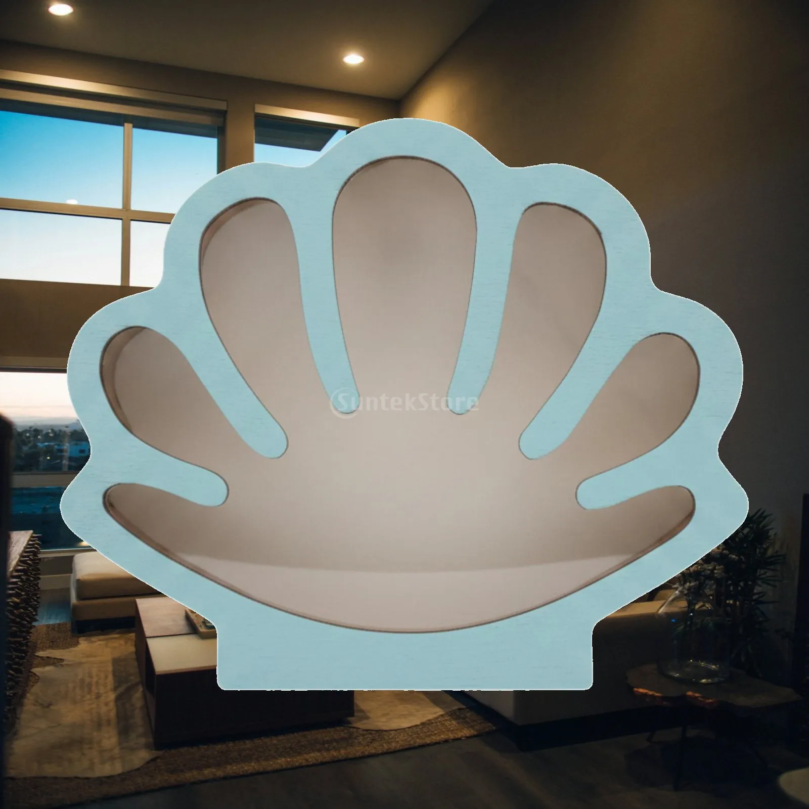 Seashell Display Box with Acrylic Panel Seashell Collection Storage Box for Birthday Gift Beach Sea Glass Home Decoration