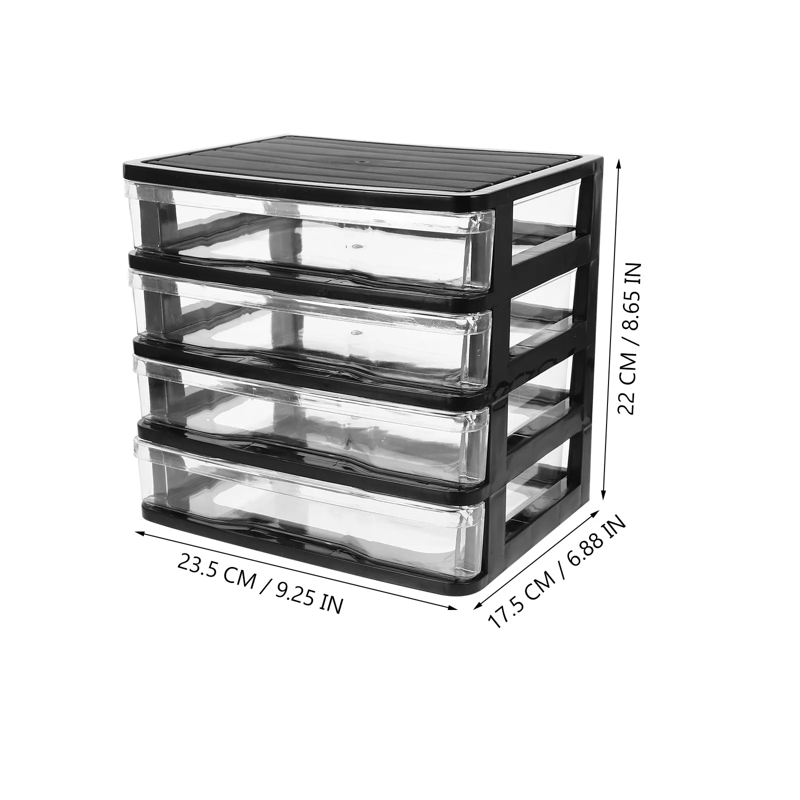 PP Material Multi Layer Storage Drawers Desktop Organizer for Office School Home Desk Drawer Organizer Stationery File Makeup