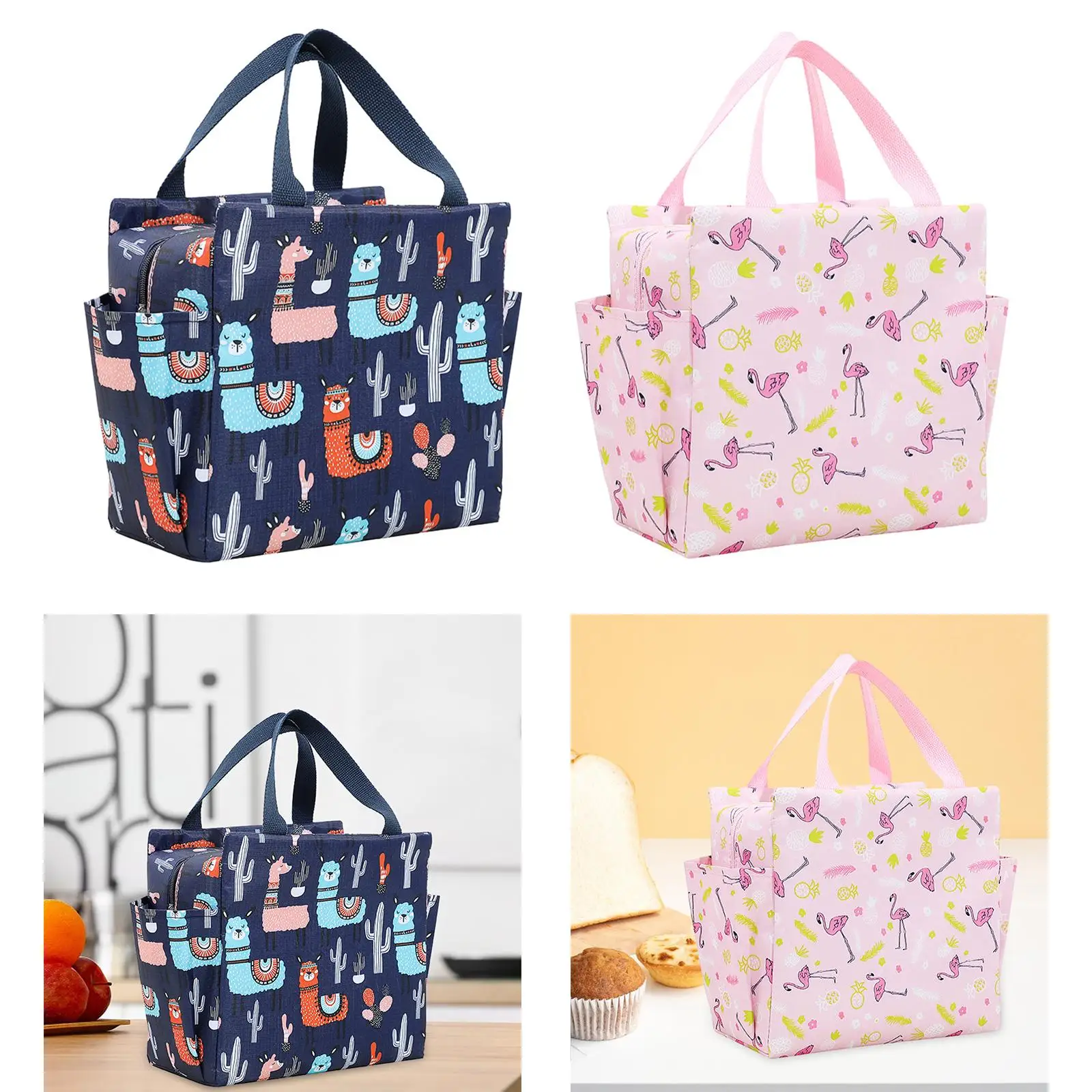 Lunch Bag Portable Bento Handbag Lunch Box Bag for Travel Outdoor School