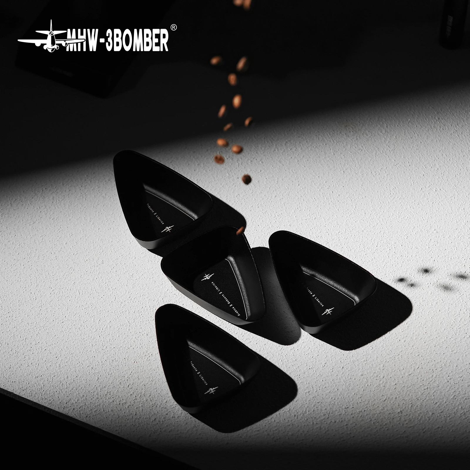 

MHW-3BOMBER BeanBoat Dosing Cup Aluminum Alloy 58mm Espresso Coffee Dosing Tray Professional Barista Tool Coffee Accessories