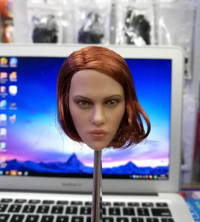 

1/6th Female Girl Head Sculpture Carving Model US. Soldier For 12" Action Figure Doll Collectable DIY