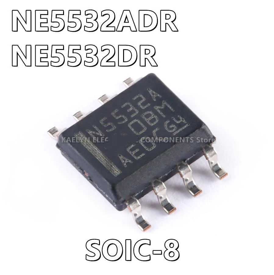 20Pcs/lot NE5532ADR N5532A NE5532DR N5532 General Purpose Amplifier 2 Circuit 8-SOIC