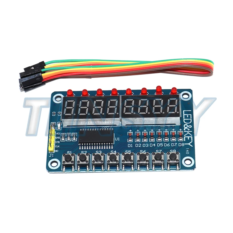 modulo-tm1638-com-display-de-teclado-para-avr-novo-tubo-led-digital-de-8-bits