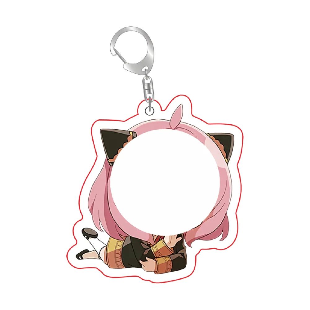Anime Character Custom Acrylic Stand Keychain 6CM Cute Car Pendant Birthday Gift for Friends