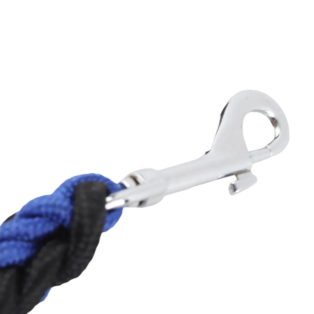 8-strand Woven Dog Slip Lead Bright Color Adjustable Loop Dog Leash Strong Cord Lightweight Training Leash Pet Training