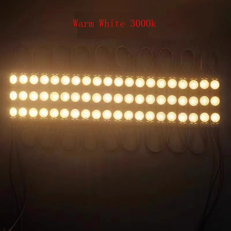 20 peças módulo led de injeção personalizada 3000k natureza branca 4000k 6000k 10000k vermelho verde azul amarelo rosa personagem sinal retroiluminação