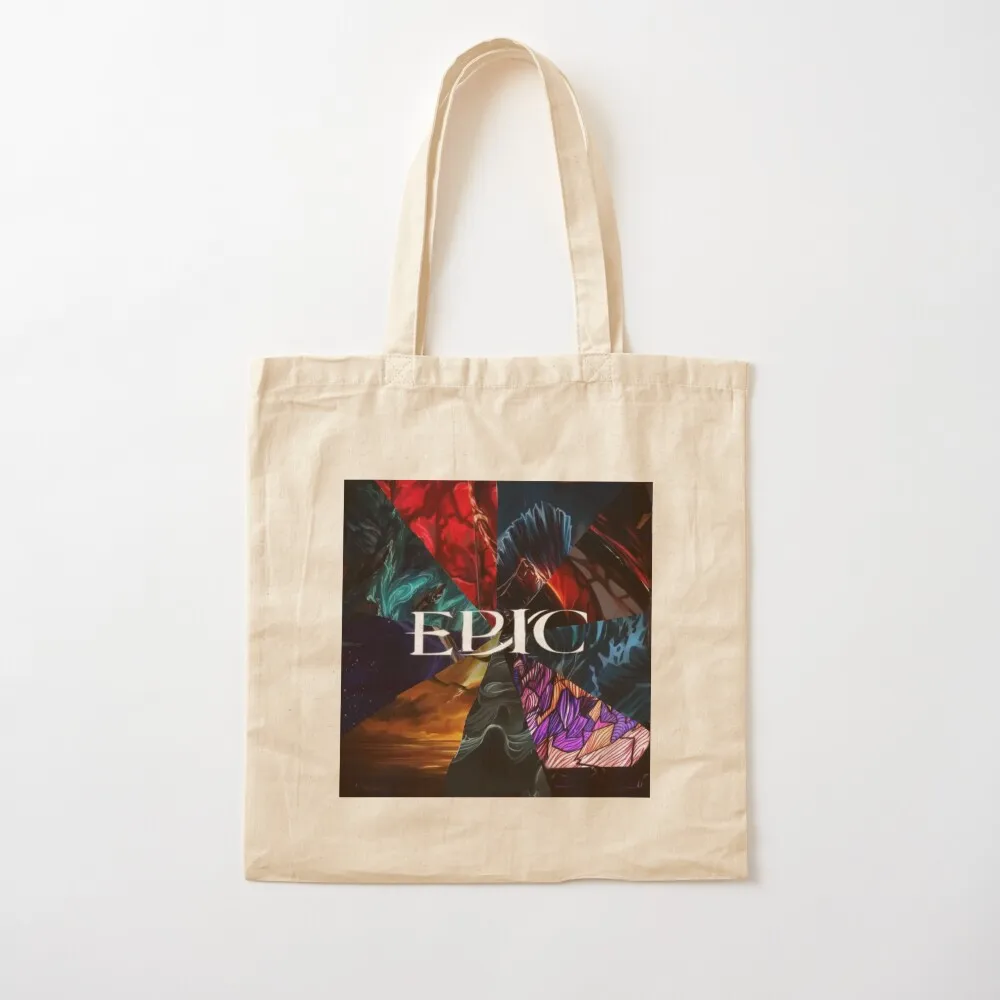 Epic the Musical Saga Covers Tote Bag tote bags men cloth bag woman custom canvas bag tote