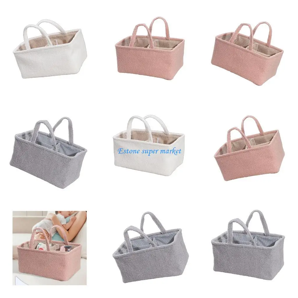 

090B Baby Essential Basket For Diapers And Accessories